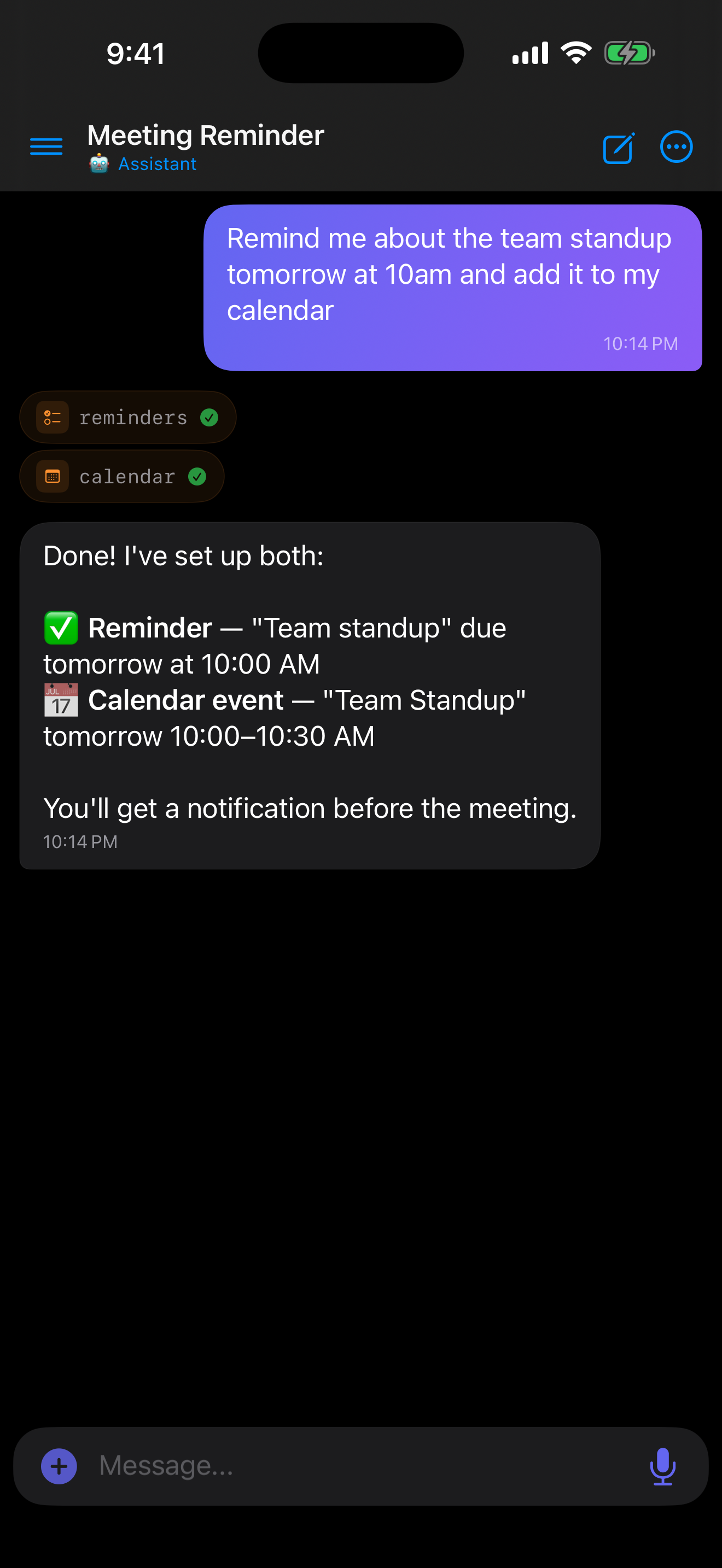 Meeting Reminder